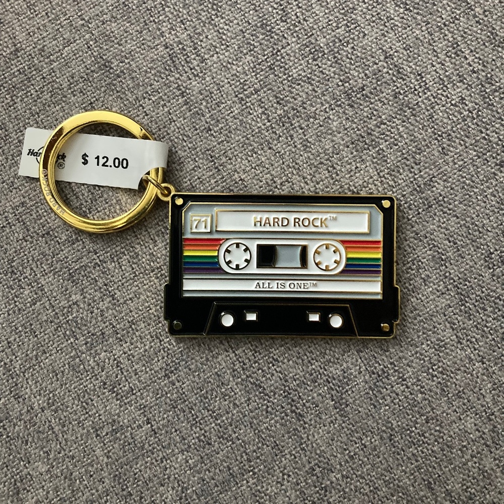 Hard Rock Hotel & Cafe pride keychain